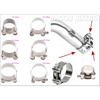 ตัวยึดท่อไอเสีย สเตนเลส สําหรับรถจักรยานยนต์