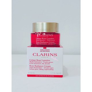 เดย์ครีม ยกกระชับ Clarins Super Restorative-Rose-Radiance-Cream- 50 ml