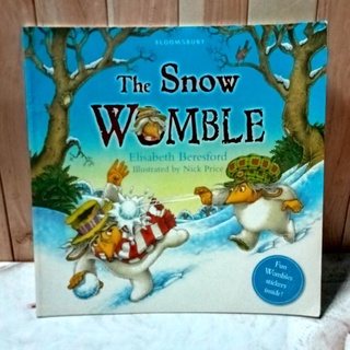 หนังสือปกอ่อน The Snow Womble มือสอง