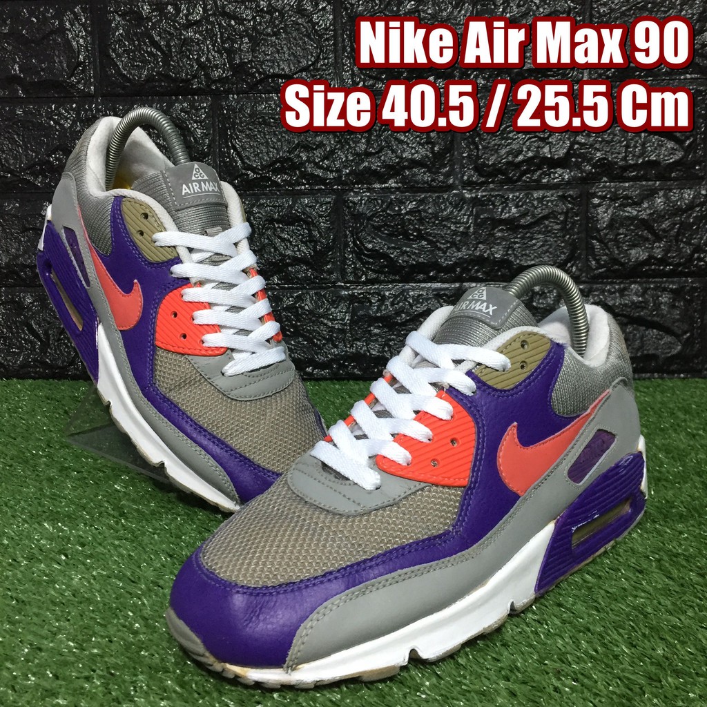 Nike Air Max 90 รองเท้าผ้าใบมือสอง Size 40.5 / 25.5 Cm