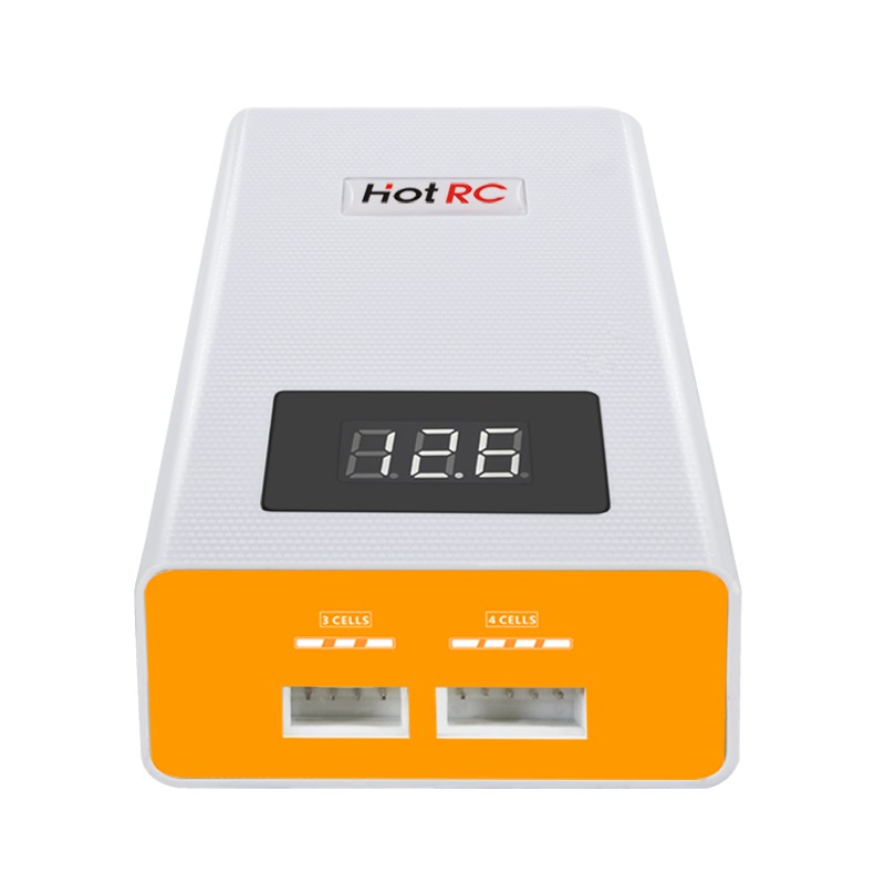 hotrc a 400 ดิจิตอล 3s 4s 3000 mah rc lipo ที่ชาร์จแบตเตอรี่พร้อมหน้าจอ led