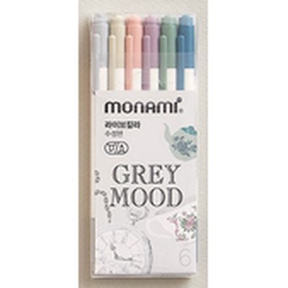 Monami ปากกาสีน้ำ รุ่น Live Color ชุด 6 สี