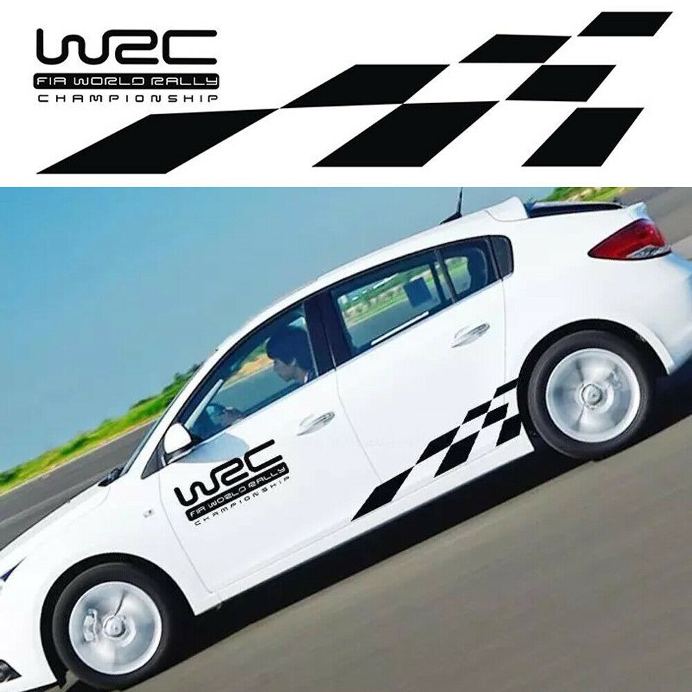 สติ๊กเกอร์แข่ง WRC FIA WORLD RALLY CHAMPIONSHIP