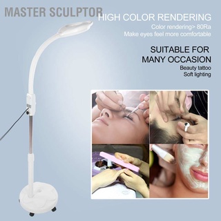 Master Sculptor โคมไฟ Led 8X หรี่แสงได้ ปลั๊ก Eu 220V สําหรับตกแต่งเล็บ ร้านเสริมสวย