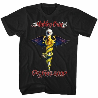 เสื้อยืดโอเวอร์ไซส์Motley Crue Dr. Feelgood | t |S-3XL