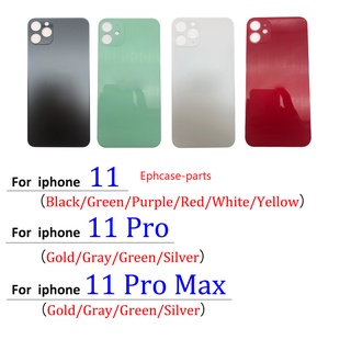 Epcph- ฝาครอบแบตเตอรี่ด้านหลัง รูขนาดใหญ่ แบบเปลี่ยน สําหรับ Iphone 11 Pro Max