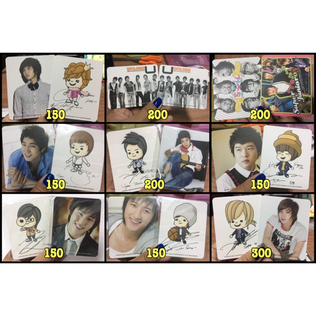 Super Junior : Memory game card
