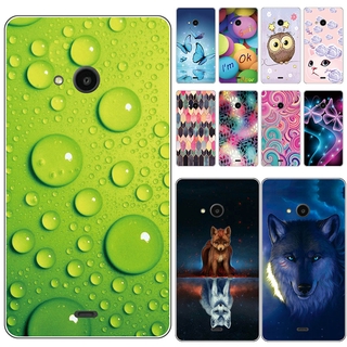 เคสโทรศัพท์ซิลิโคนนุ่ม Tpu สําหรับ Nokia Lumia 535