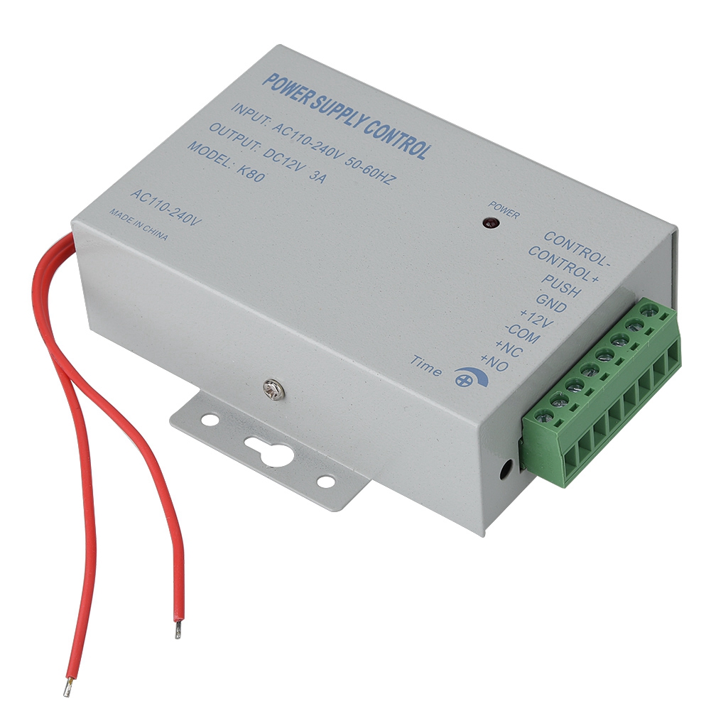Power Supply Door Access Control System RFID EM Keypad 3A 12V 30W