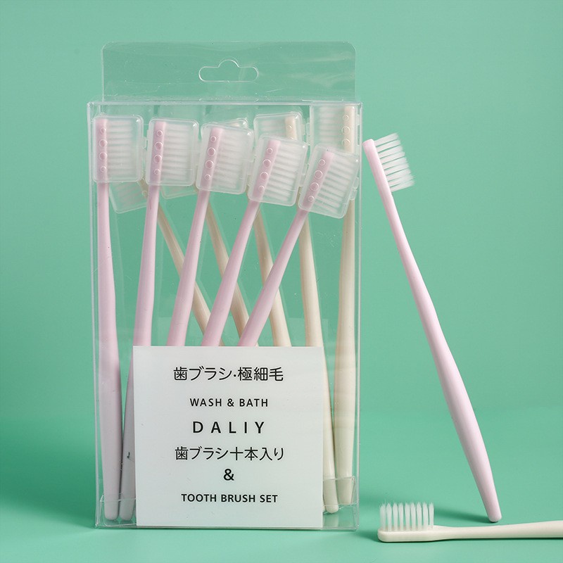 แปรงสีฟัน Muji แปรงสีฟันพกพา ขนนุ่ม เหมาะใช้เป็น Amenity ในห้องพักสำหรับโรงแรม รีสอร์ท ส่งจากไทย