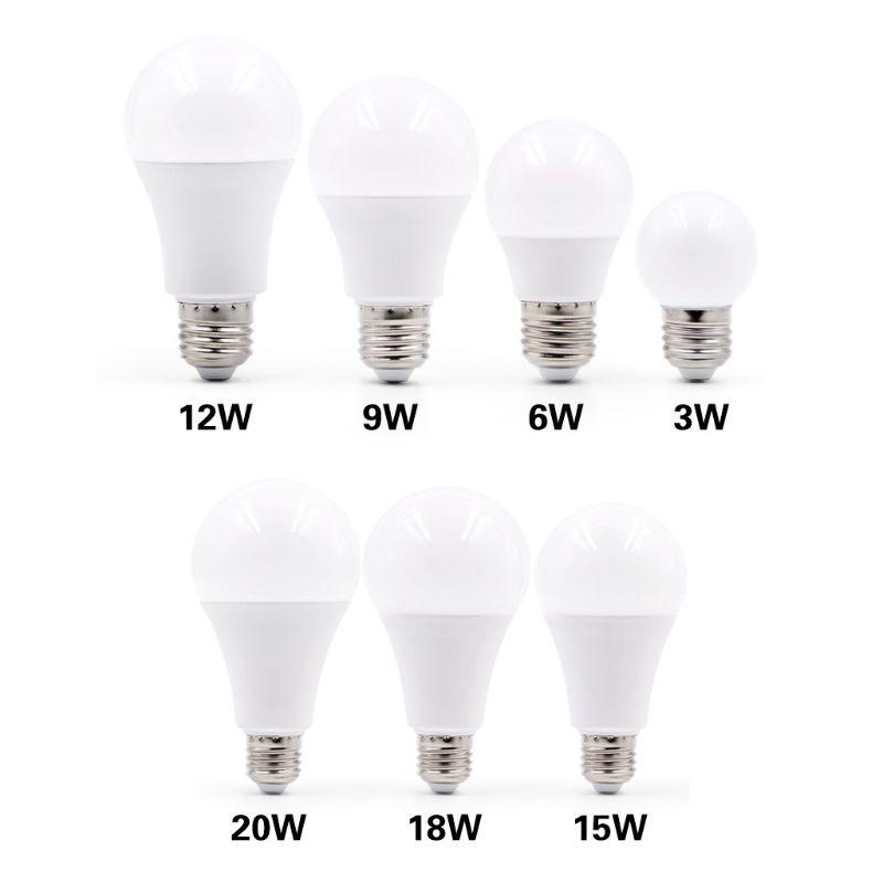 หลอดไฟสปอตไลท์ Led E27 E14 3W 5W 6W 7W 9W 12W 15W 18W AC 220V สําหรับในร่ม