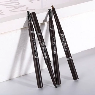 N121 ดินสอเขียนคิ้วLAMEILA Colour Geometry 2in1 แบบหมุน กันน้ำ กันเหงื่อ พร้อมแปรงปัดคิ้ว