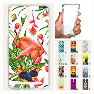 เคสโทรศัพท์ซิลิโคนพิมพ์ลาย flamingos แบบนิ่มสําหรับ lenovo k 5