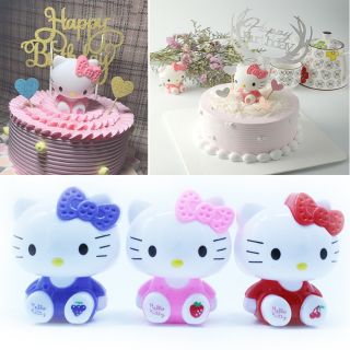 ของเล่นตกแต่งเค้กวันเกิด ลาย Hello Kitty