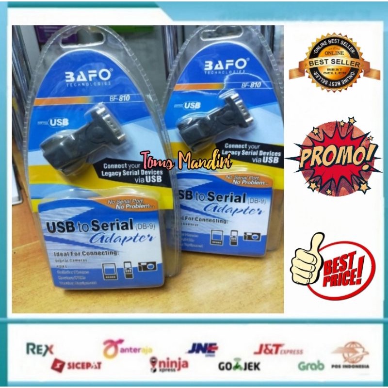 Bafo Usb To serial Db9 BF-810/อะแดปเตอร์ Bafo Usb To Serious Db9