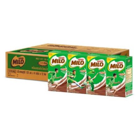 🔥HOT🔥 ไมโล ยูเอชที รสช็อคโกแลต ขนาด 115มล/กล่อง  48กล่อง/ลัง Milo UHT 115ml pack 48 units จัดส่งเร็ว🚛💨