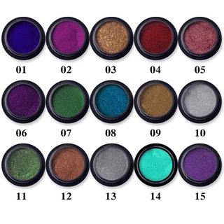 Born PRETTY ผงกลิตเตอร์ สีทอง แชมเปญ สีเงิน สีม่วง ชมพู สําหรับตกแต่งเล็บ