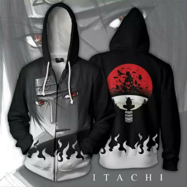 Naruto Ithaci Kakashi Anime Zipper Jacket 3d Fullprint Jacket