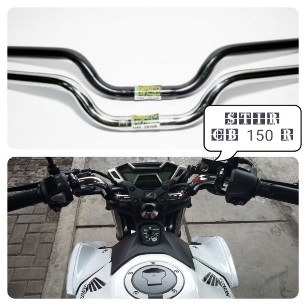 พวงมาลัยมาตรฐานหนา Repro แฮนด์ CB 150R รุ่นเดิม