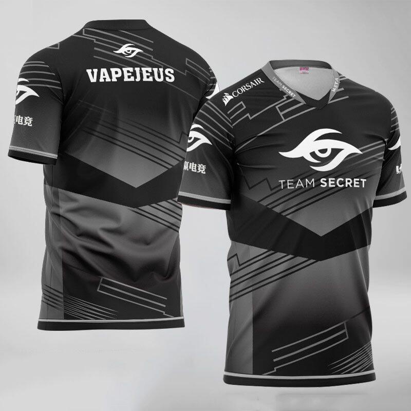 Csgo เสื้อยืด ลายทีม DOTA2 E-Sports Player Jerseys Secret Ti9 สําหรับผู้ชาย ผู้หญิง