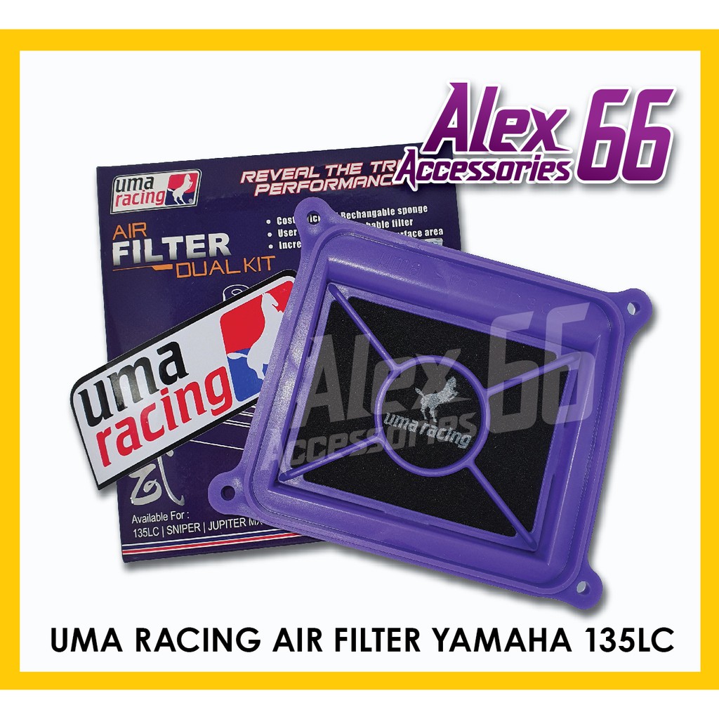 UMA RACING ไส้กรองอากาศ YAMAHA 135LC
