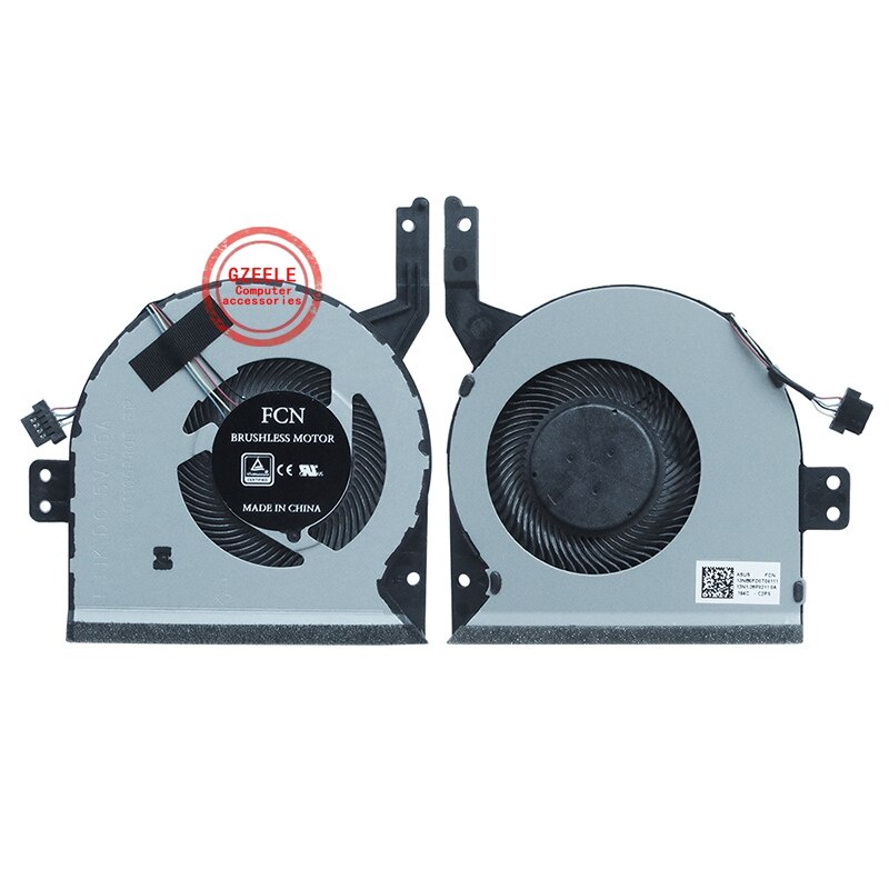 แล็ปท็อป CPU Cooler พัดลมสําหรับ Asus X542 X542BA X542U X542UA X542UQ X542UR FL8000U FL8000UN F580UR