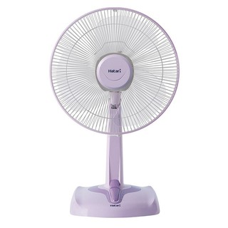 พัดลมตั้งโต๊ะ พัดลมตั้งโต๊ะ 14นิ้ว HATARI HE-T14M3 สีม่วง พัดลม เครื่องใช้ไฟฟ้า DESK FAN HATARI HE-T14M3 14” VIOLET