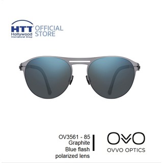 OVVO แว่นตากันแดด OVVO 3561 - 85  กรอบแว่นไทเทเนียม เลนส์ Polarized Zeiss เบา ทนทาน ไม่ก่อให้เกิดอาการแพ้ Handmade in EU