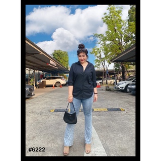 Tempao เสื้อเชิ้ตคอปก