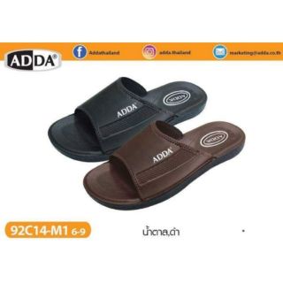 Adda รุ่น 92C14 Size 6-9 สีดำ สีน้ำตาล รองเท้าแตะแบบสวม นุ่มสบายเท้า