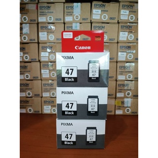 Canon PG-47 Black ตลับหมึกอิงค์เจ็ท สีดำ ของแท้