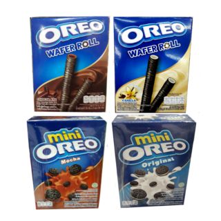 โอริโอ้ มินิ คุ๊กกี้ mini OREO original ออริจินัล        มอคค่า เวเฟอร์วนิลา ขนาด 40.8 กรัม