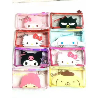 พร้อมส่งในไทย⭐กระเป๋าใส่เครื่องเขียน เครื่องสำอาง Sanrio แบบใส