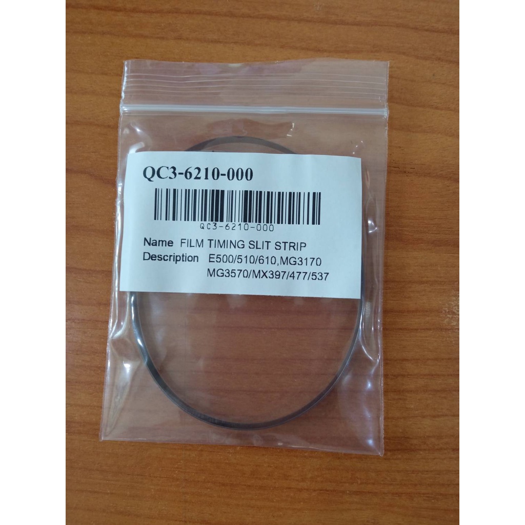 QC3-6210-000 เซ็นเซอร์หัวพิมพ์FILM,TIMING SLIT STRIP CANON E500/510/E560/E600/E610/MX377/MX397/MX477