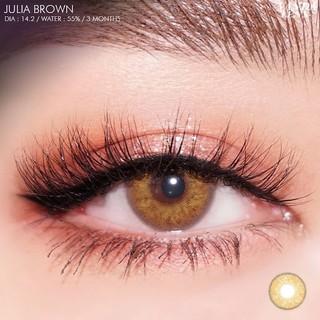 VANDA LENS คอนแทคเลนส์สายฝอ รุ่น Julia brown (มีค่าสายตามากกว่านี้ สอบถามก่อนได้ค่ะ)