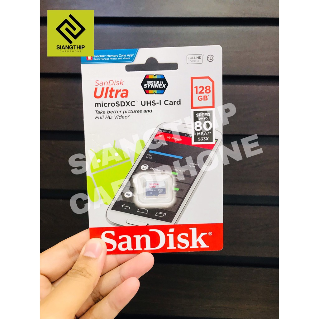 Memery card Sandisk MicroSD Ultra 128GB speed 80MB/s