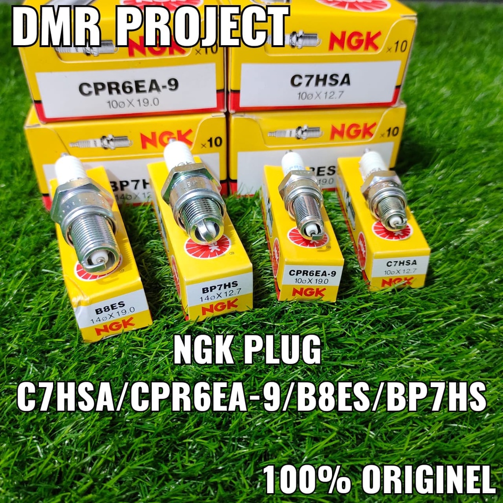 NGK PLUG C7HSA / CPR6EA-9 / BP7HS / B8ES Y15ZR / RXZ / LC135 / EX5 / WAVE / KRISS / Y100 / Y110 / SR