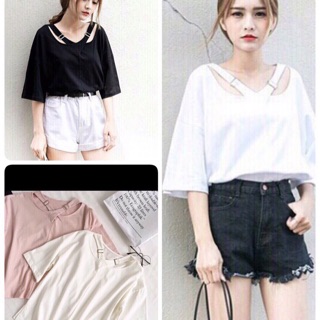 📬ส่งฟรี🎀เสื้อไขว้หน้า ผ้าแมงโก้ อก 32-38"🎀📬ส่งฟรี