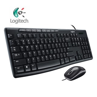 Logitech  MK200 Keyboard &amp; Mouse Media Combo (คีย์บอร์ดและเม้าส์)