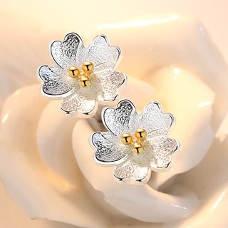 เงิน 925 Earrings ต่างหู Cherry Fashion หญิง for Dress WE5R