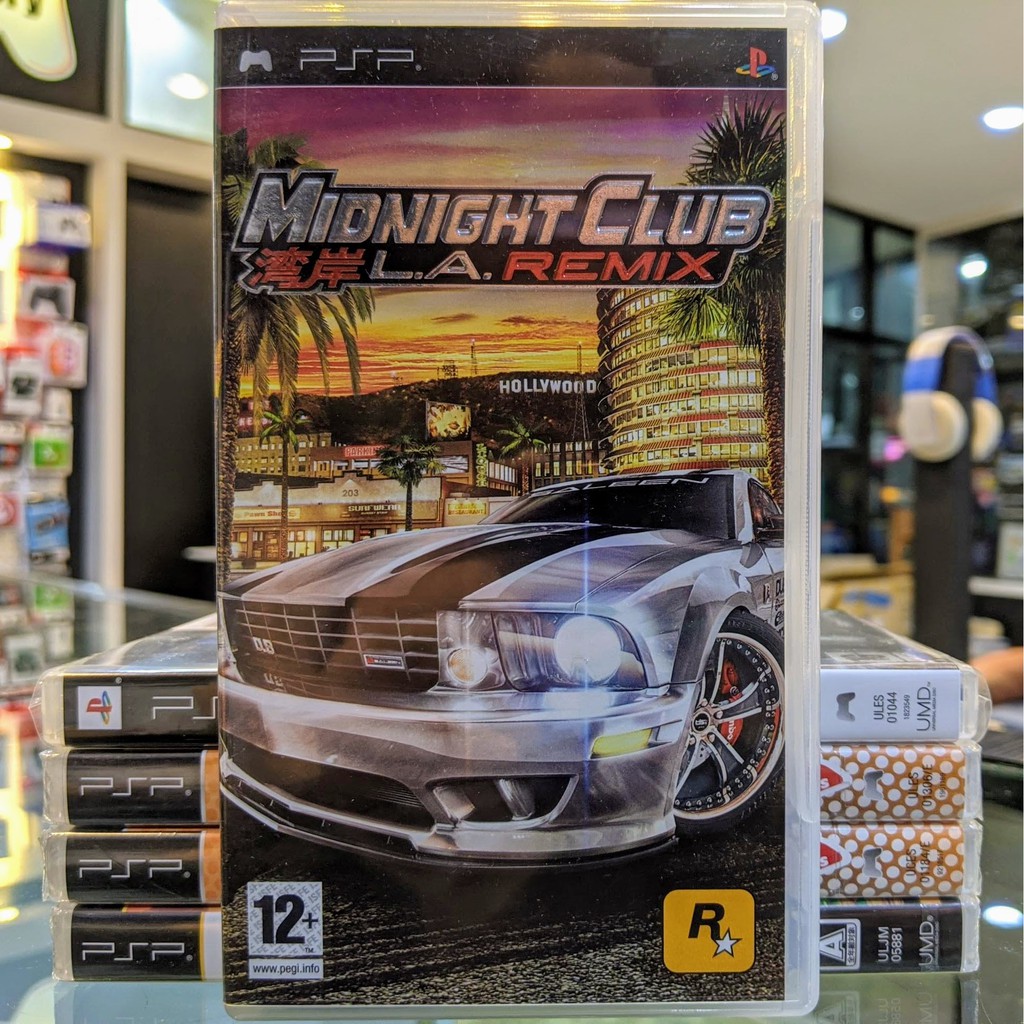 (ภาษาอังกฤษ) มือ2 Midnight Club L.A. Remix แผ่นเกม PSP UMD เกมPSP มือสอง