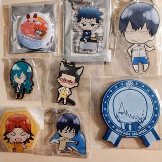 Japan Yowamushi Pedal Anime Acrylic Rubber Strap Pins อนิเมะ โอน่องเหล็ก เข็มกลัด พวงกุญแจ อะคริลิก ยางตัน ลิขสิทธิ์แท้