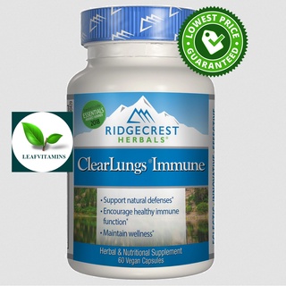 Ridgecrest Herbals ClearLungs Immune / 60 Vegan Capsules