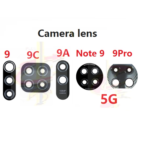 เลนส์กล้อง (Camera Lens) สําหรับ Redmi Note 9A 9C 9 Pro 5G