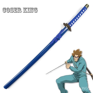 100ซม ทำด้วยไม้ ดาบ Bleach Espada Wooden Sword Weapon Toys Cosplay Arrancar Vizards Espada Aikawa Lobu Samurai Prop ชุดค