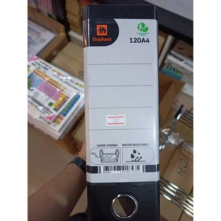 (KTS)(SALE)แฟ้มใส่เอกสาร ตราช้าง (ชนิดสันกว้าง 3 นิ้ว) No.120A4