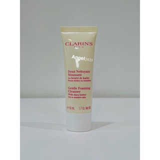 โฟมล้างหน้า บำรุงผิว Clarins Gentle Foaming Cleanser With Shea Butter /50 ml ( ผิวแห้ง - แพ้ง่าย )