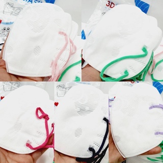 Mask Hello Kitty แมสคิตตี้ เกรด A สายสี และ ดำล้วน แมสกรองฝุ่น 3 ชั้น PM ฝุ่นละออง ลายน่ารัก  ซอง 10 ชิ้น