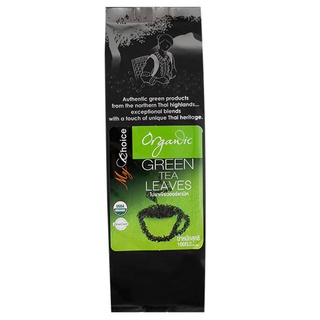 My Choice Organic Green Tea Leaves 100g.มายช้อยส์ใบชาเขียวออร์แกนิค อาหารเครื่องดื่ม เครื่องดื่ม  ชา