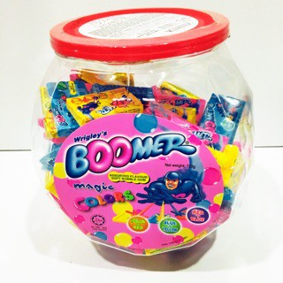 ริกลี่ย์ หมากฝรั่งบูมเมอร์ บรรจุ 150ชิ้น/กระปุก WRIGLEYS BOOMER GUM